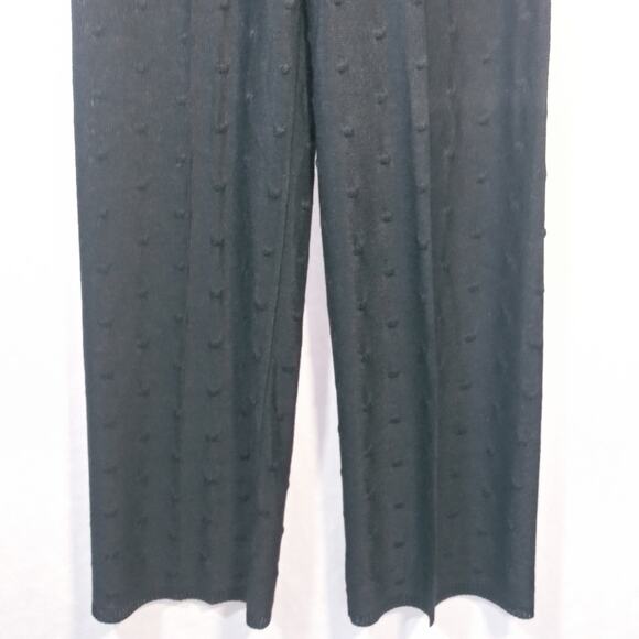 Roni Rabl Bis Black Knit Pants Swiss Dot Pattern Size S - Picture 4 of 10